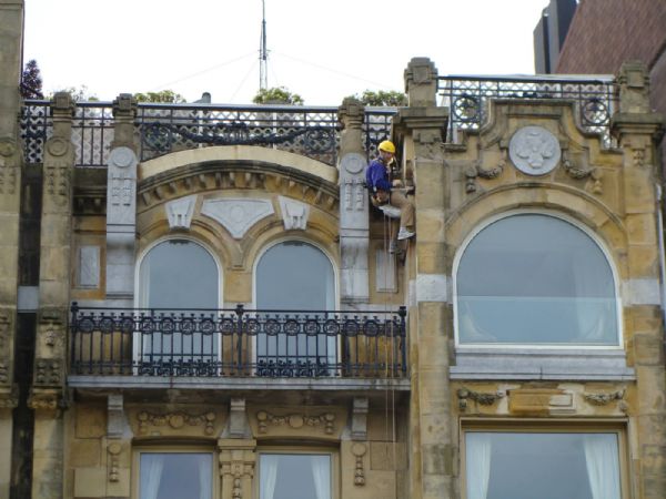 Reparación puntual en fachada. Reparación en fachada Miraconcha 3, San Sebastian