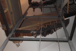 Instalación de ascensor en el hueco de la caja de escaleras
