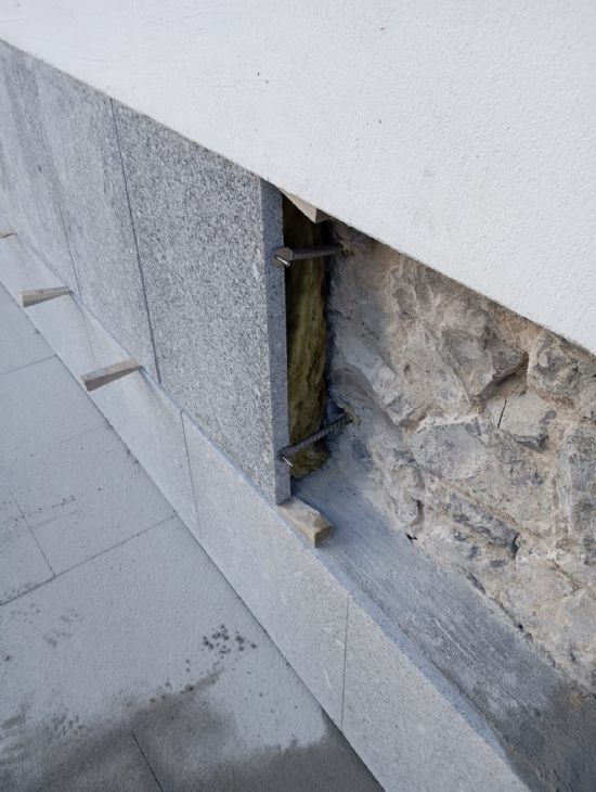 5 Colocando el friso ventilado