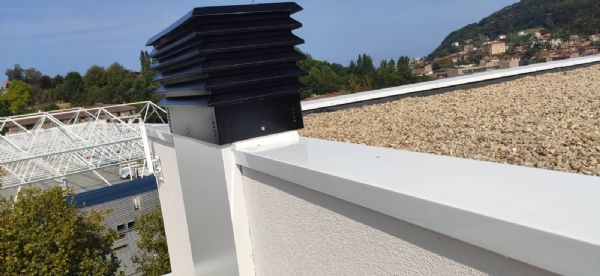 9 Albardillas y chimeneas de aluminio