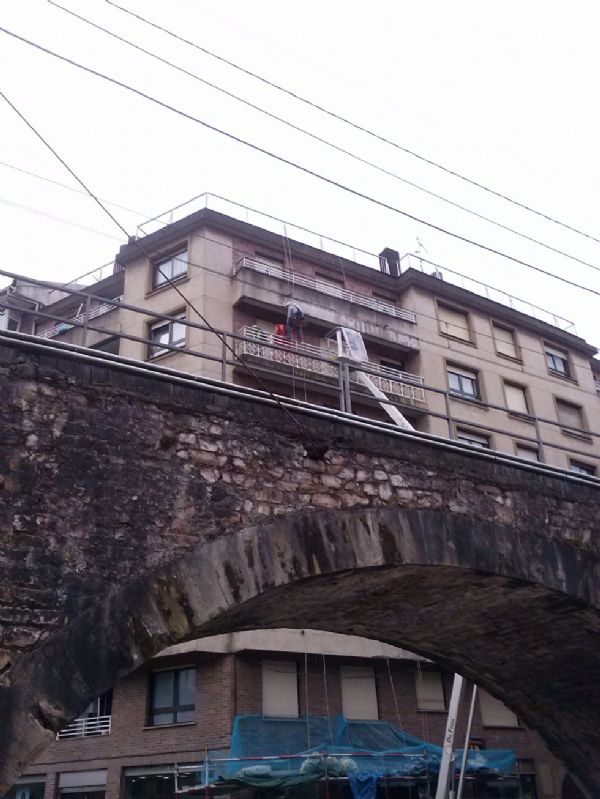 Trabajos con plataforma y tcnicas de alpinismo