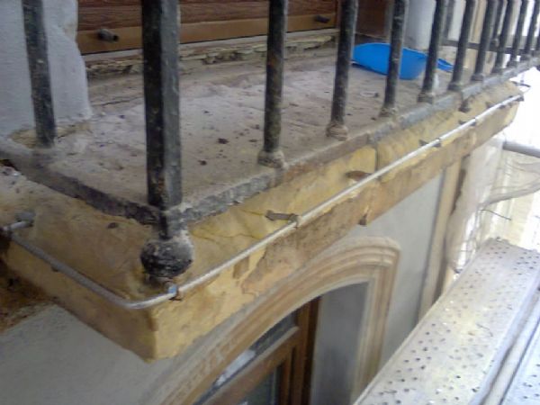 Reparar balcones de piedra